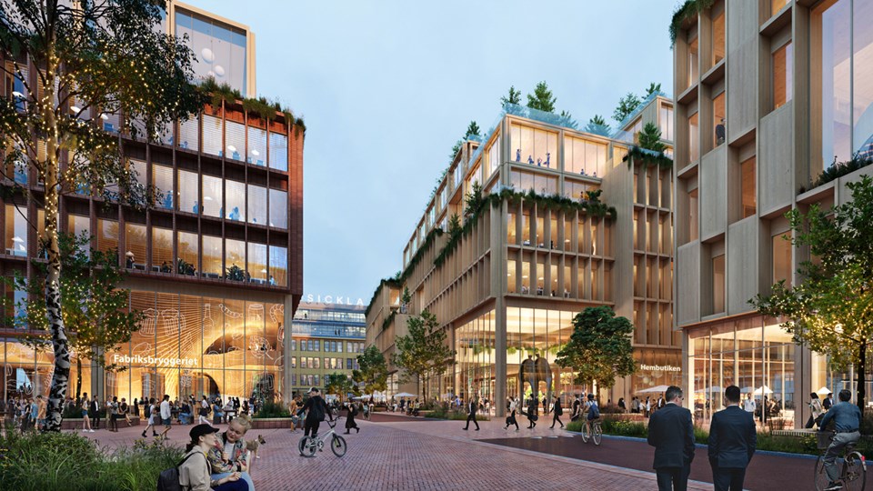 TIMBER REVOLUTION：Stockholm Wood City 木造新篇章  - 全球最大木造之城