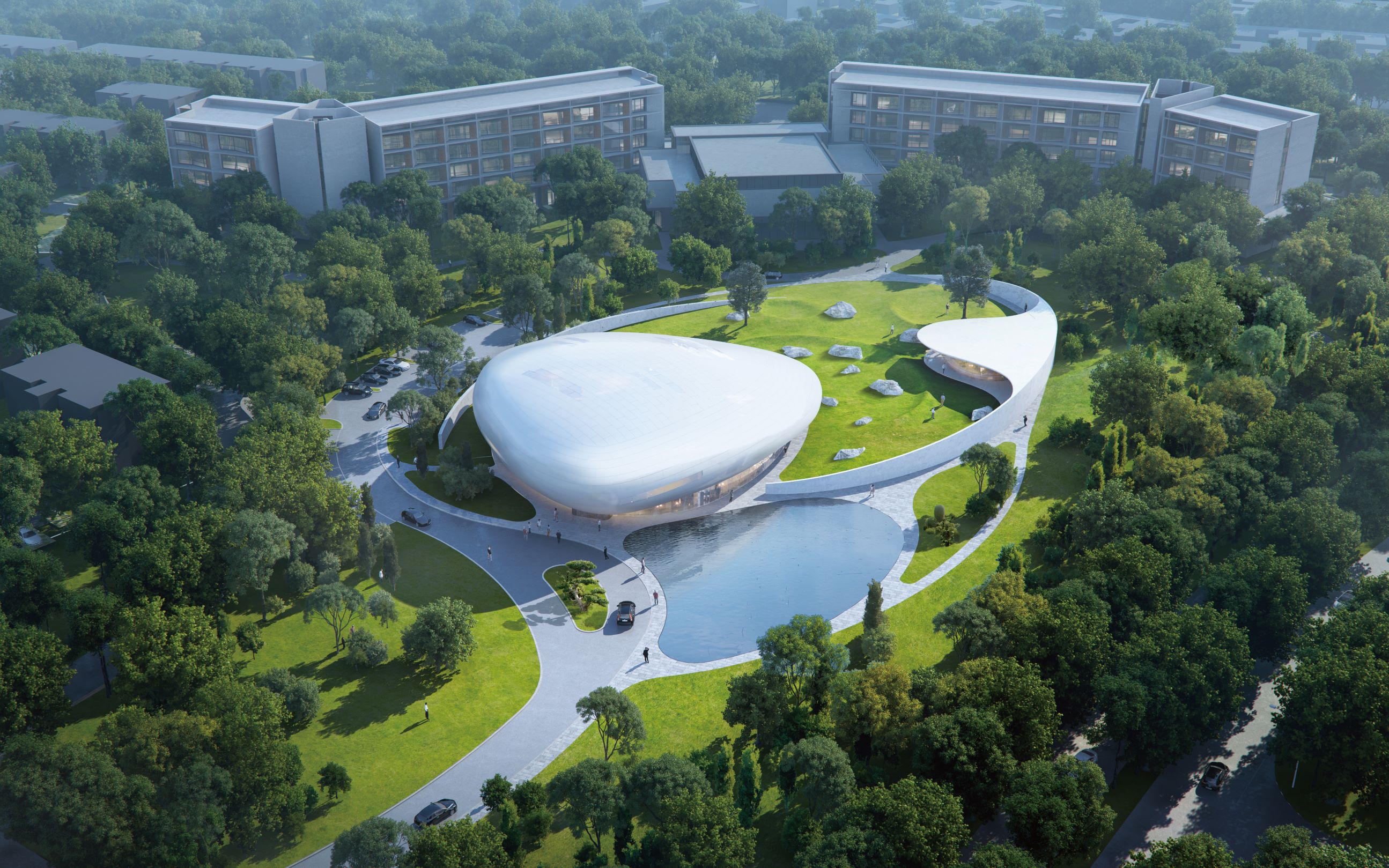 ARANYA CLOUD CENTER 一朵漂浮在林中的云