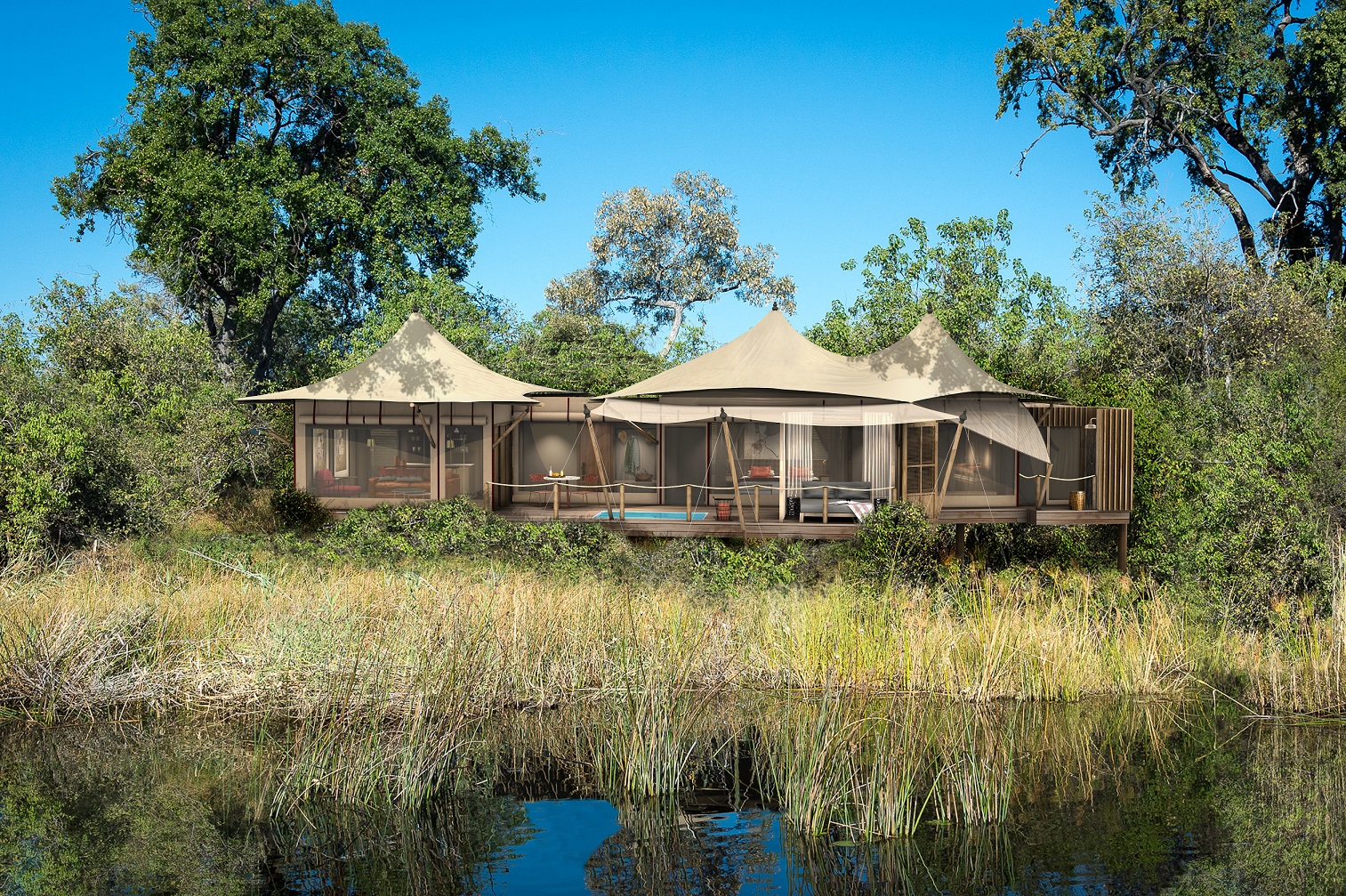 DUMATAU CAMP, BOTSWANA 非洲奢华Glamping新据点