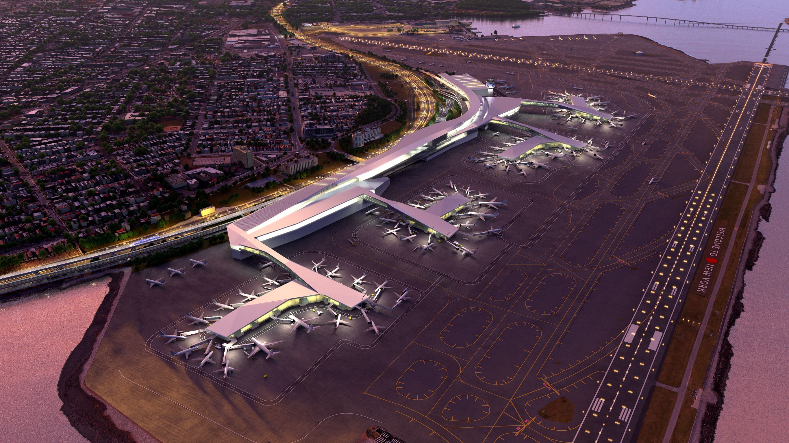AIRPORTS OF THE FUTURE: LAGUARDIA AIRPORT 未来机场新时代 - 与城市共享生活
