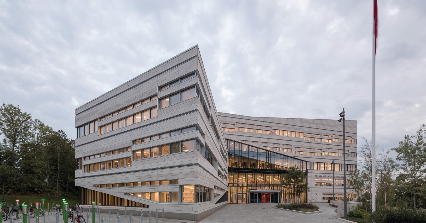 NEW MODERN SCHOOL BUILDINGS: SEGERSTEDTHUSET EXTENSION, UPPSALA UNIVERSITY 全球新摩登校园 - 开放式中庭优化视野