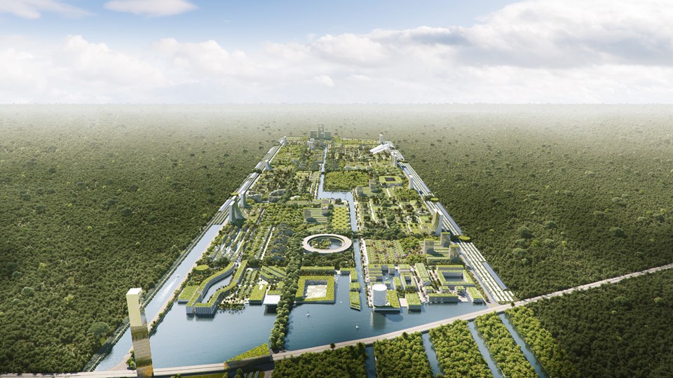 智慧未來城市 - 森林裡的智慧綠能城市