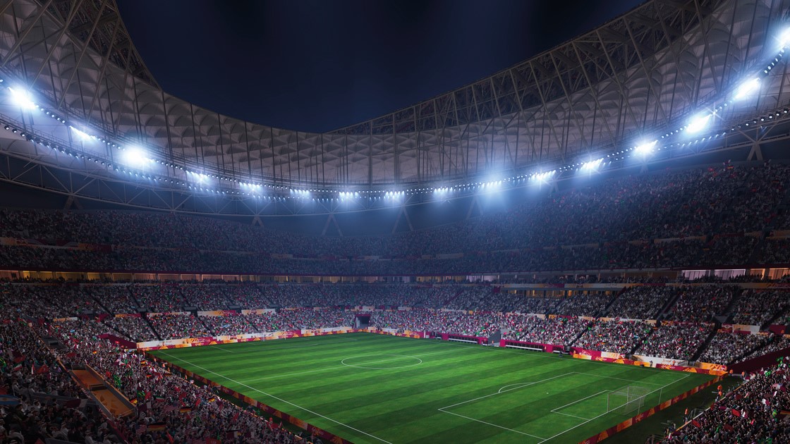 Lusail Stadium 共规划有八万个座位席，是因应卡达世足赛所启用的最大一座球场。