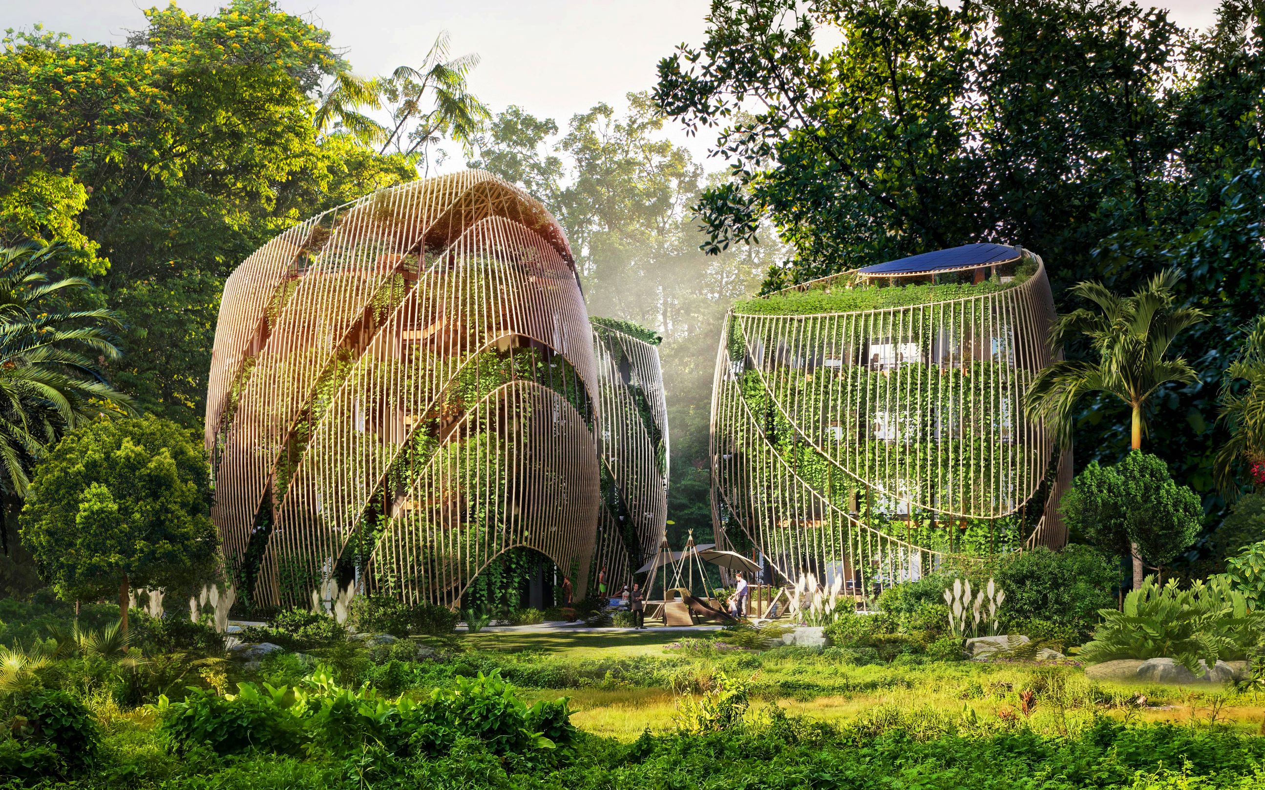 幾何建築之美 - 令人嚮往的未來生態建築