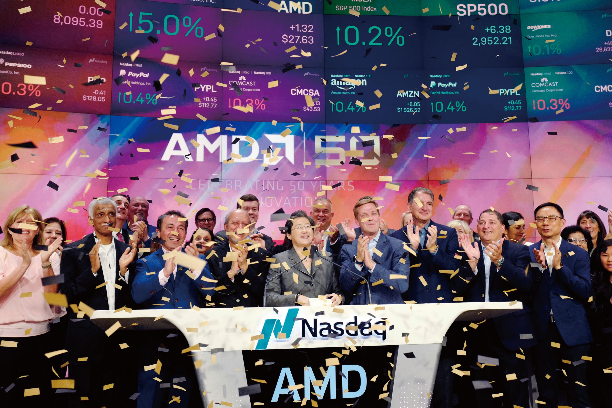 自 2018 年轉虧為盈後，AMD 一直是 S&P 500 指數中表現最佳的一支股票。