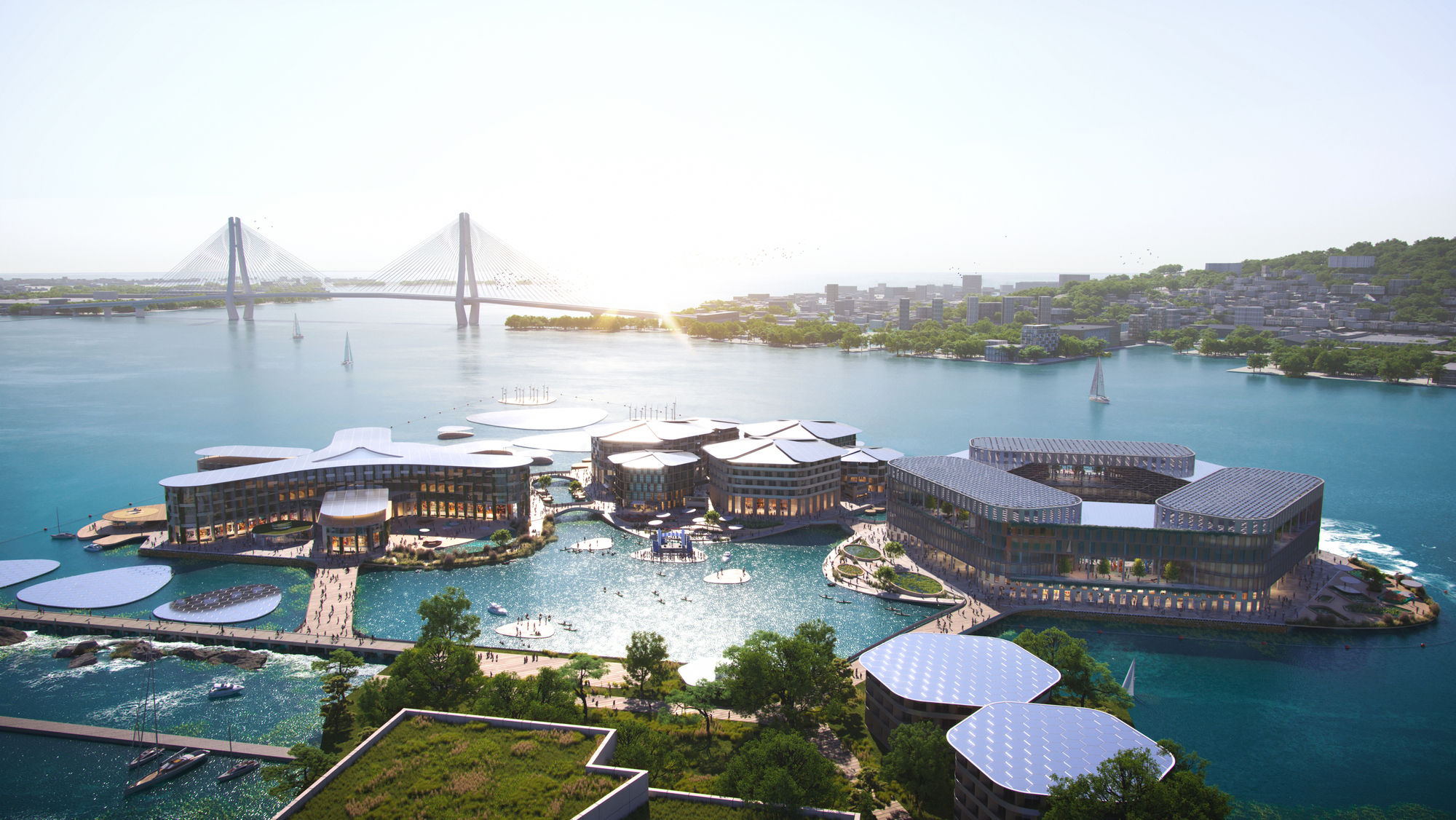 Cities of the Future：OCEANIX Busan 智慧未来城市 - 海上永续漂浮城市