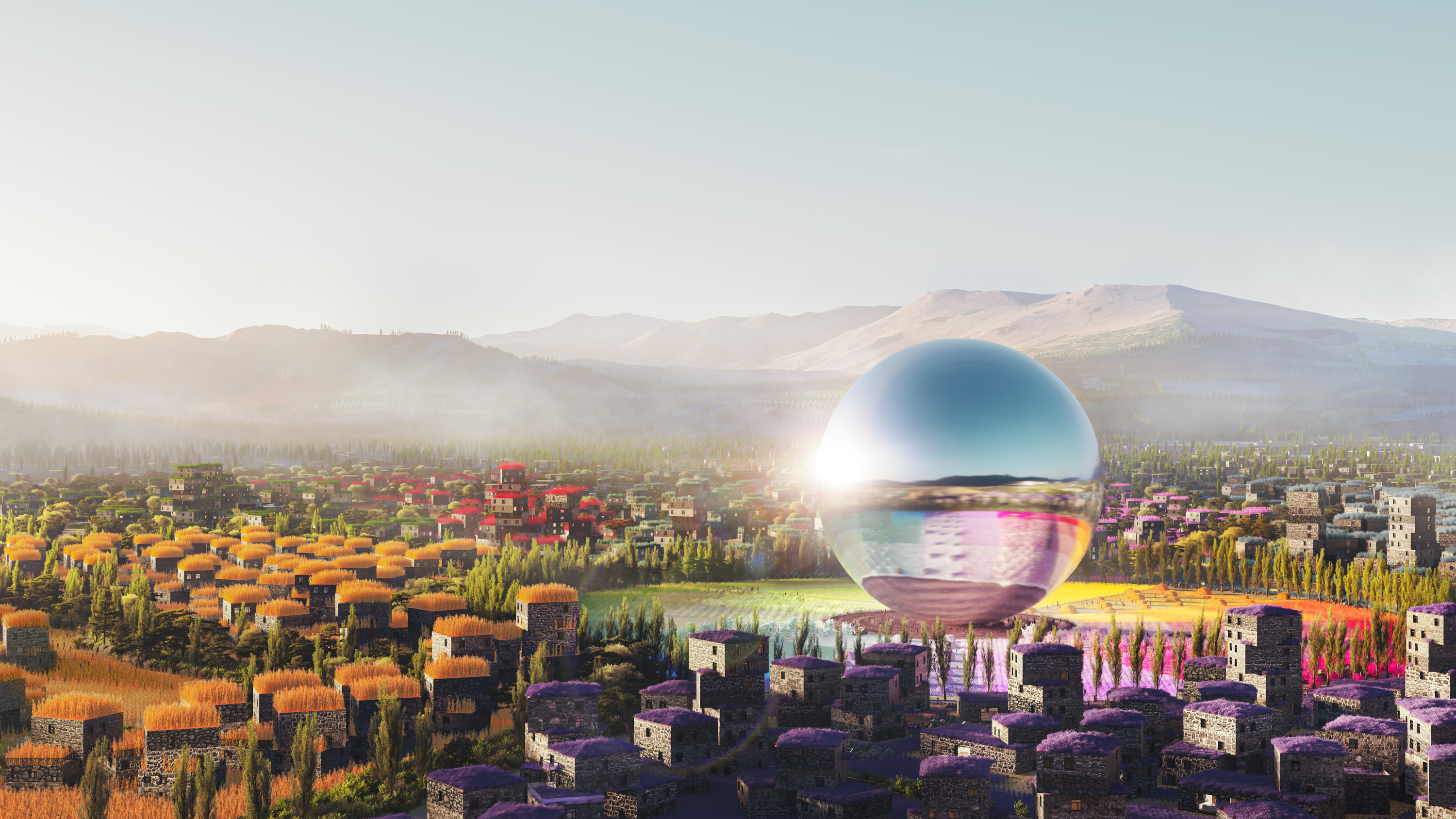 智慧未來城市 - 生態多樣性彩色山谷