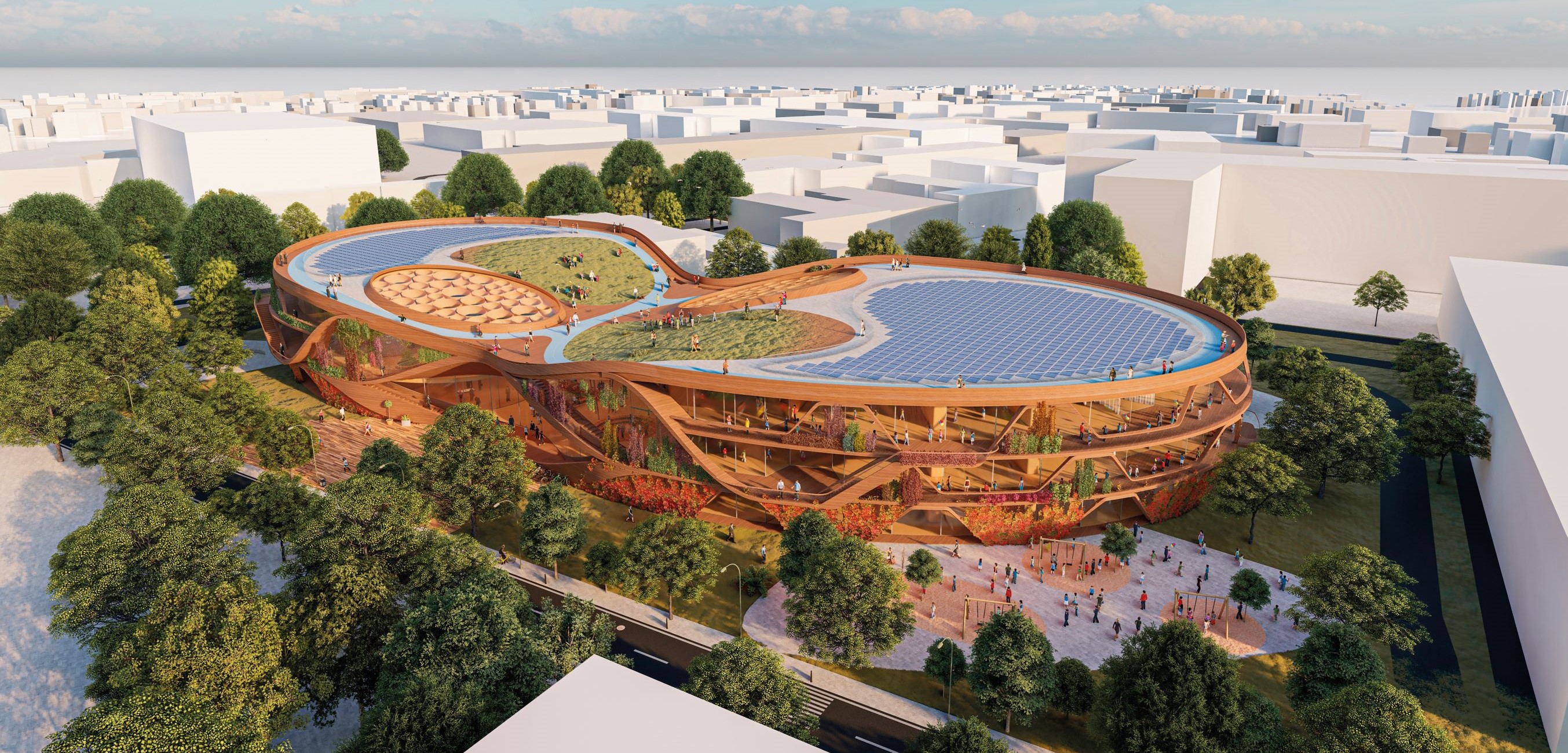 未來系環保建築 - 自給自足綠色校園