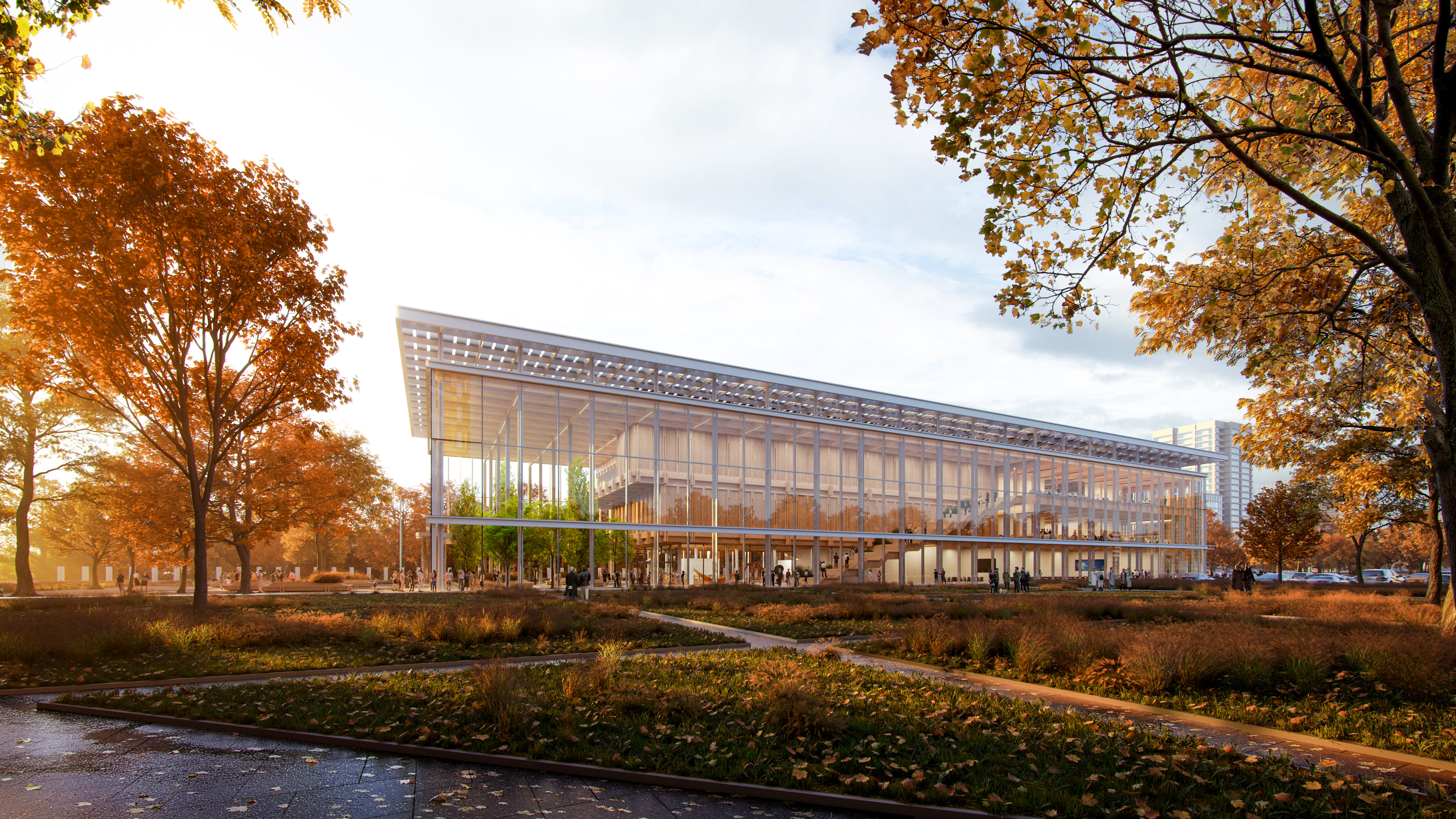 韓國 Net Zero 國家氣象中心以創新「盒中盒」設計，提高熱效率並在統一美學中容納各種功能空間。（ © Inplace ）