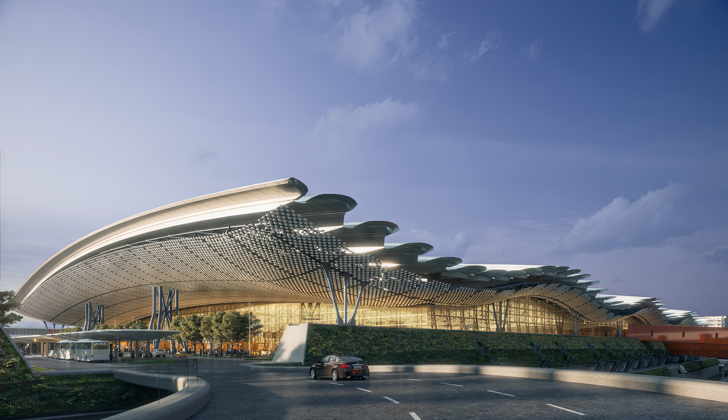 Aviation Reimagined：New Horizons at Taoyuan International Airport Terminal 3 天際航城新視界 - 波浪建築轉譯飛行律動