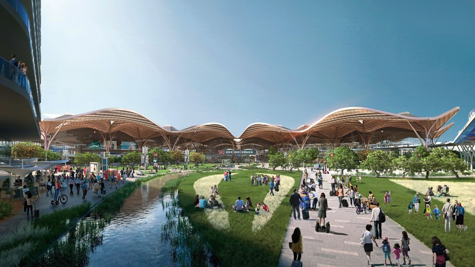 未來轉運站 - 以紅樹林為設計靈感