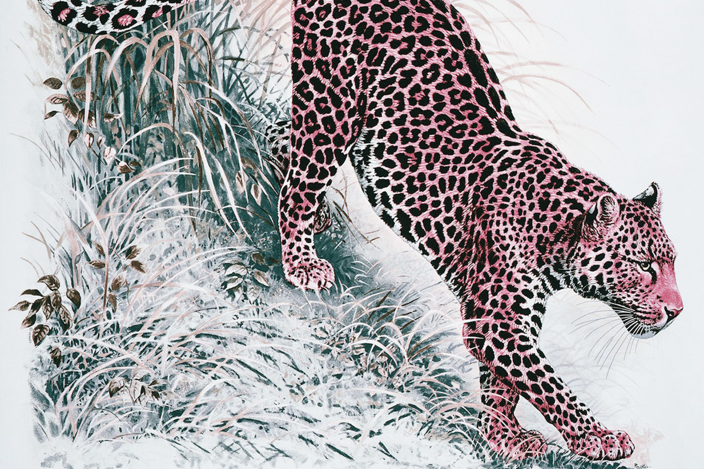 繪畫大師羅伯特．達萊（ Robert Dallet ）的作品被製成愛馬仕絲巾，擁抱奢華也關注生態。