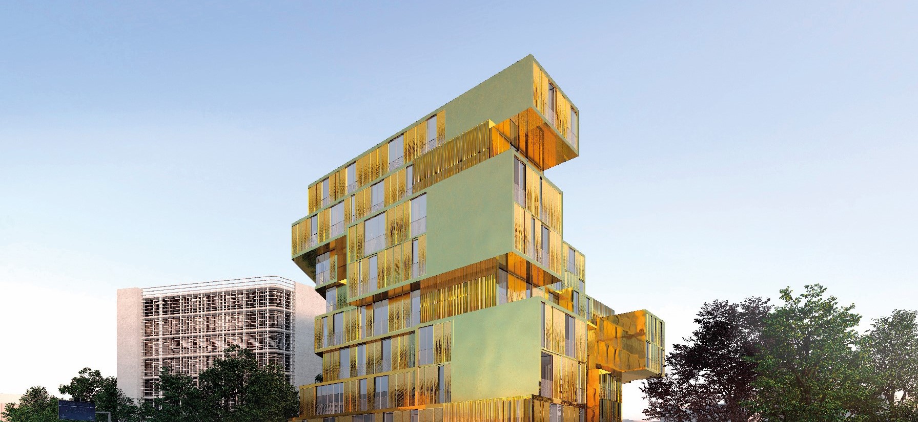 COLORFUL LIFE: GOLDEN CITY 彩色建筑 百变魅力 - 埃及风金装学生公寓