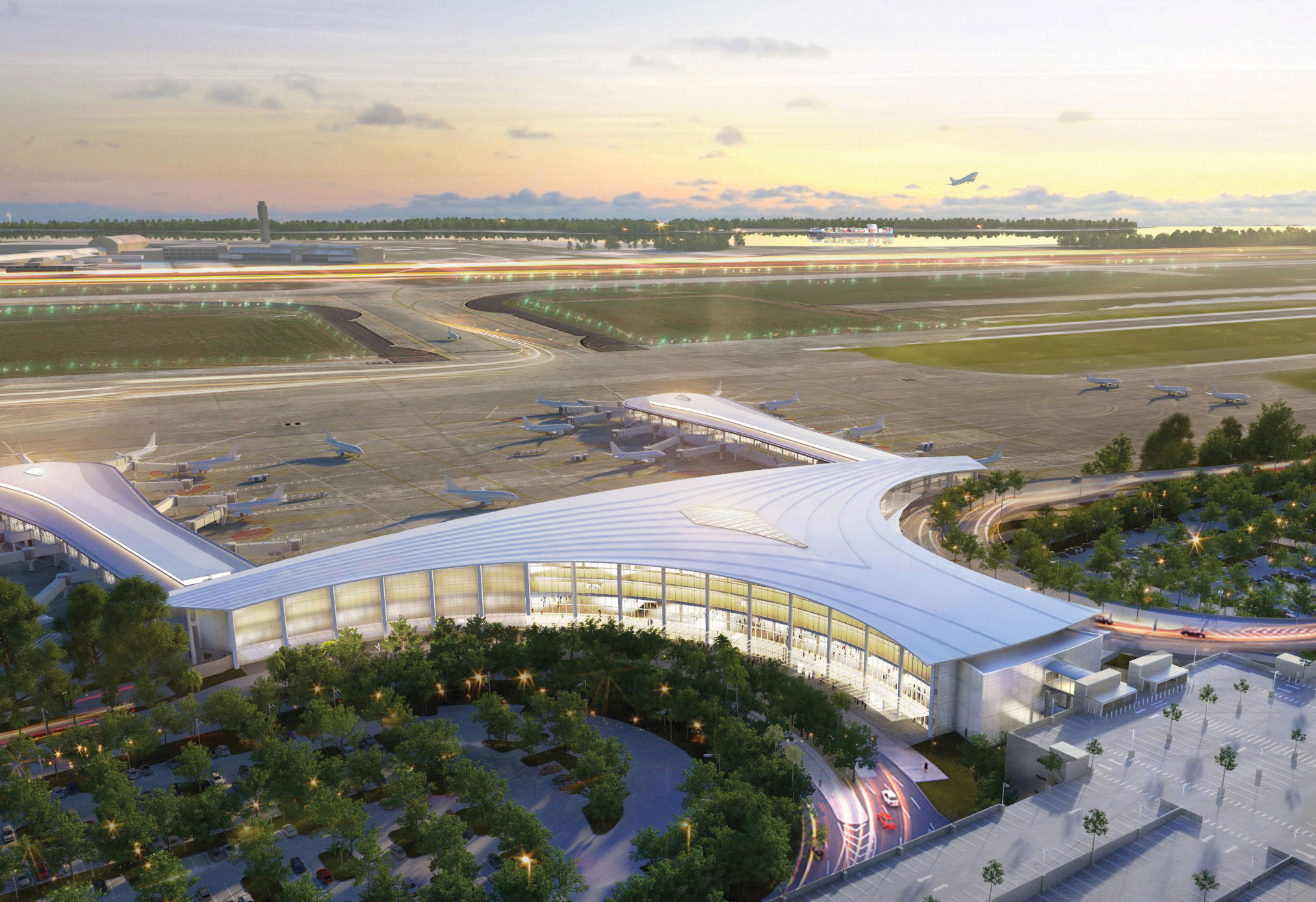 AIRPORTS OF THE FUTURE: LOUIS ARMSTRONG INTERNATIONAL AIRPORT 未来机场新时代 - 爵士之都新航站