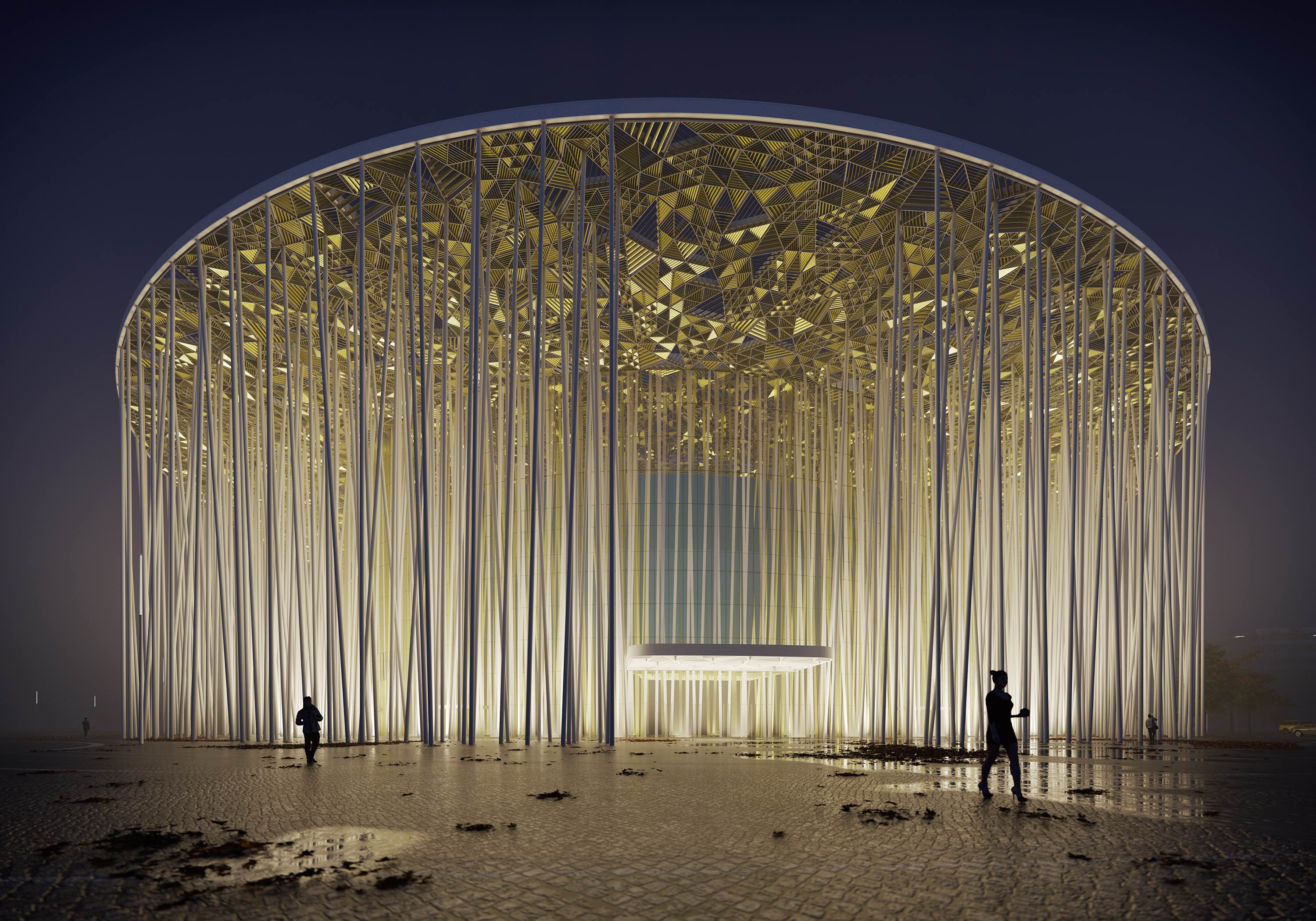 MODERN OPERA THEATRES: Wuxi TAIHU Show Theatre 剧院里的艺术飨宴 - 超梦幻纯白竹林
