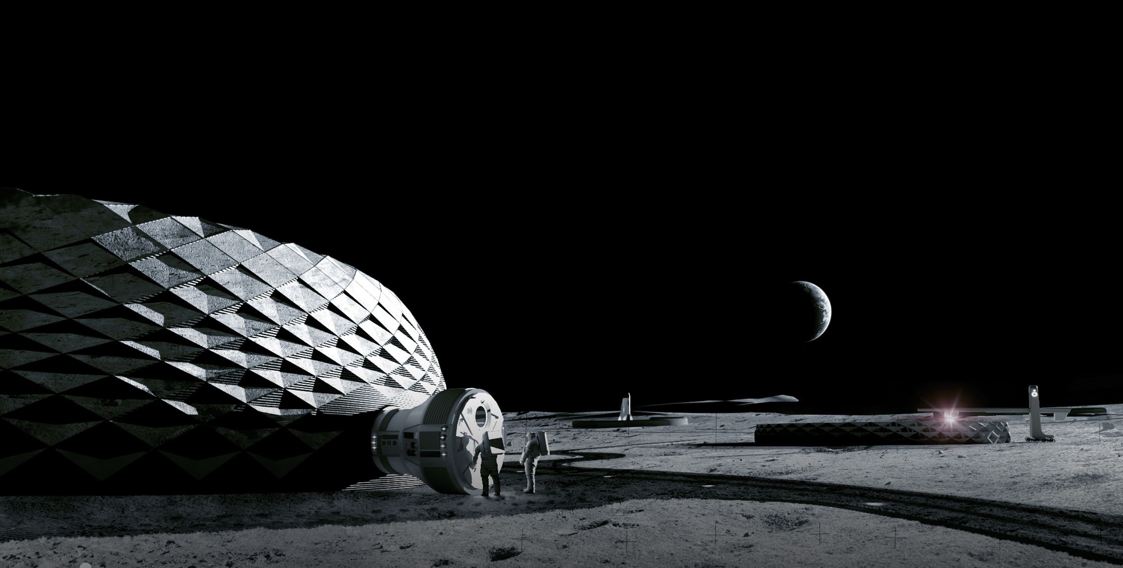 3D 列印建築 - 月球 3D 列印基地計畫