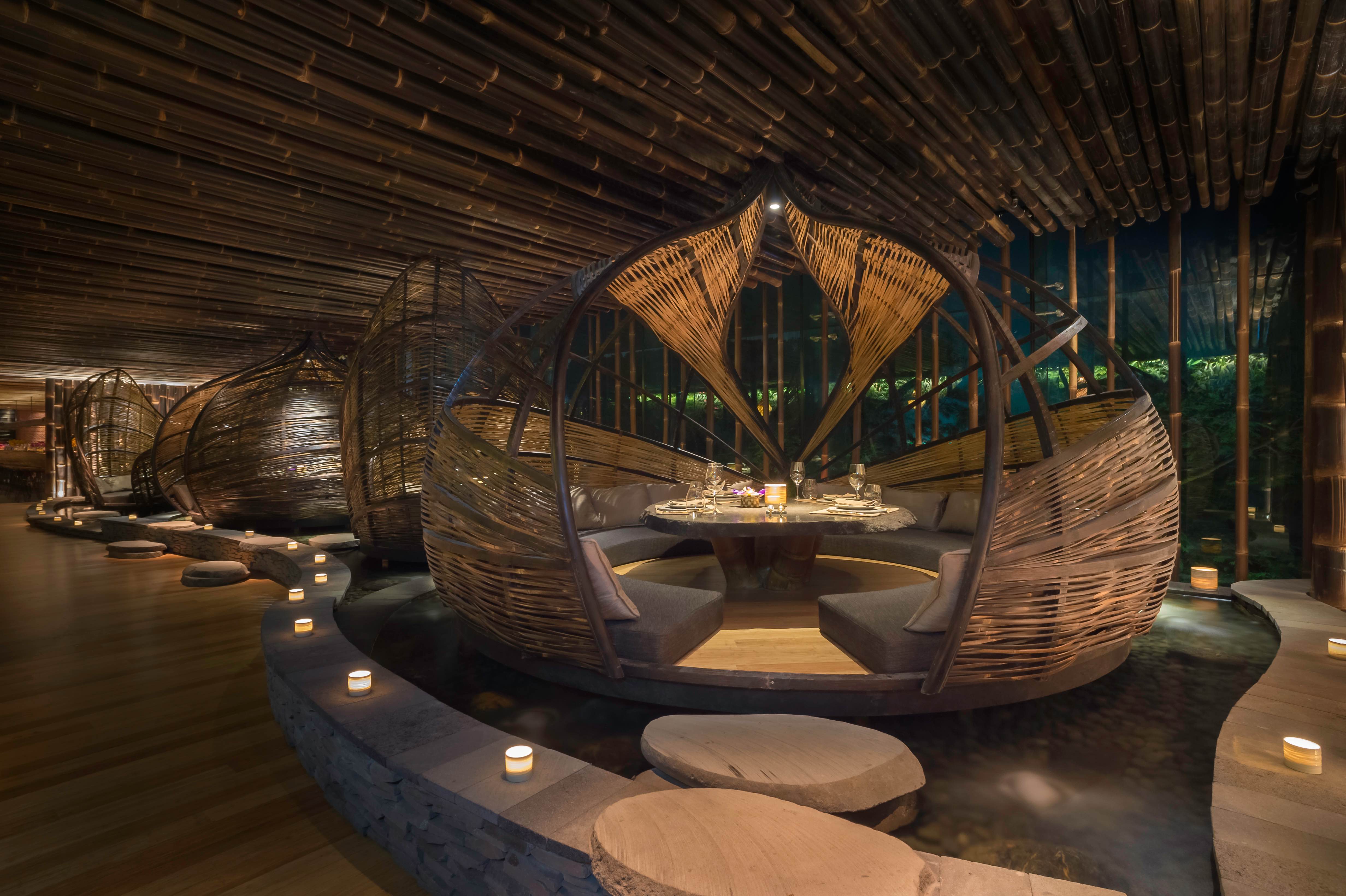 GRACEFUL STYLE WITH BAMBOO & WOOD: TRi Restaurant 素直,竹与木的空间神情 - 三界和谐的竹艺秘境