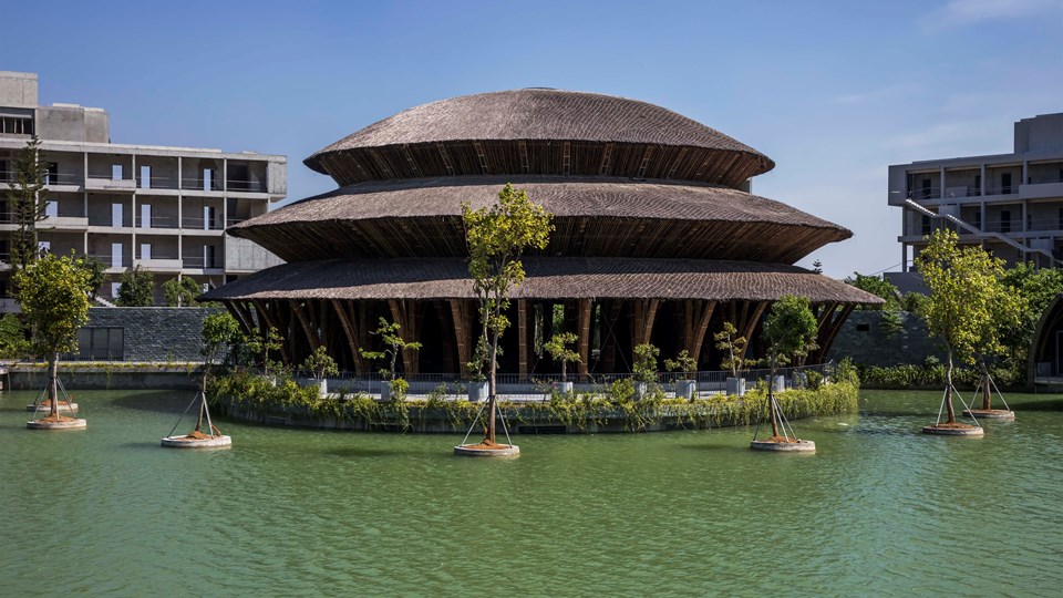 全球風格餐飲設計 - 竹造圓型穹頂餐廳