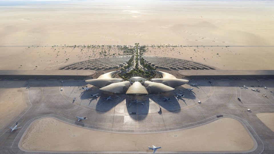 未來轉運站 - 漠地未來主義機場