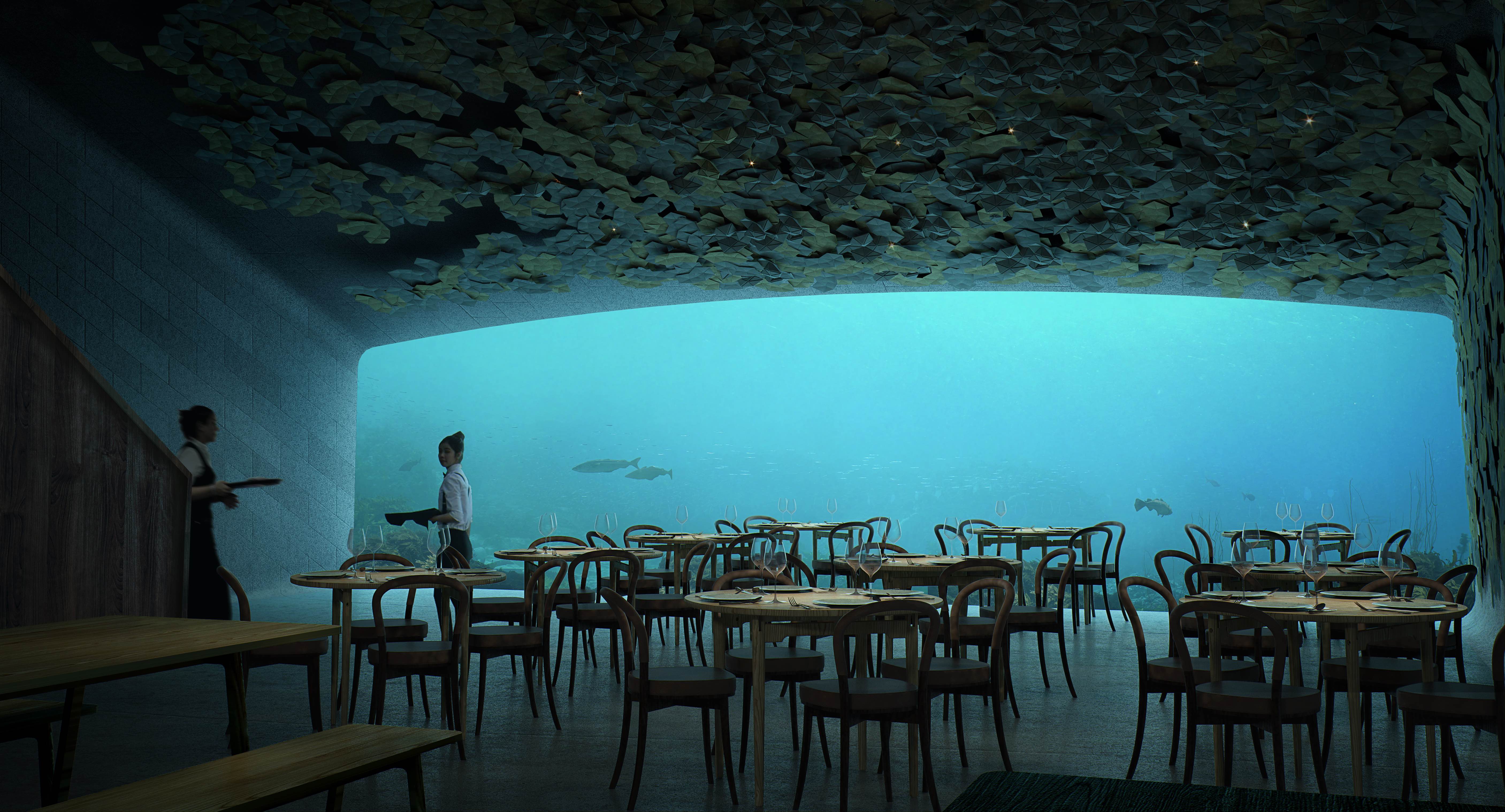 Most Unusual Restaurants in the World: Under 獨樹一幟 奇景餐廳 - 挪威│未開幕先轟動的海底餐廳