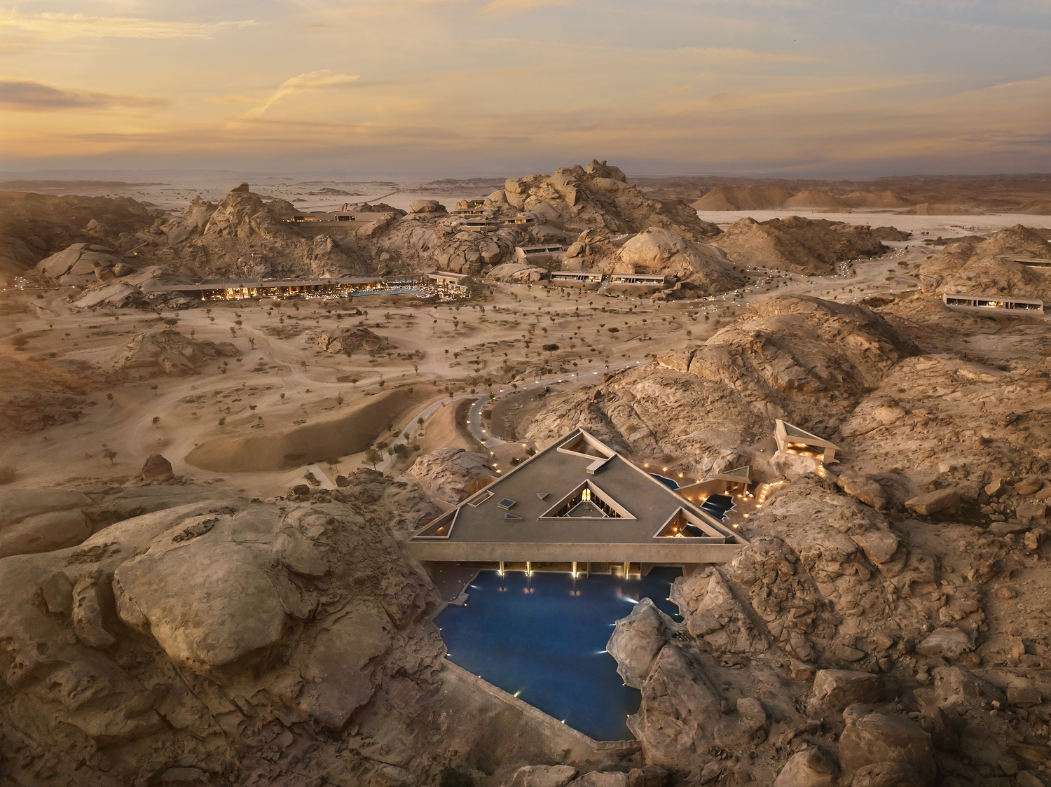 Desert Rock Resort 漠地山谷裡的奢華旅宿