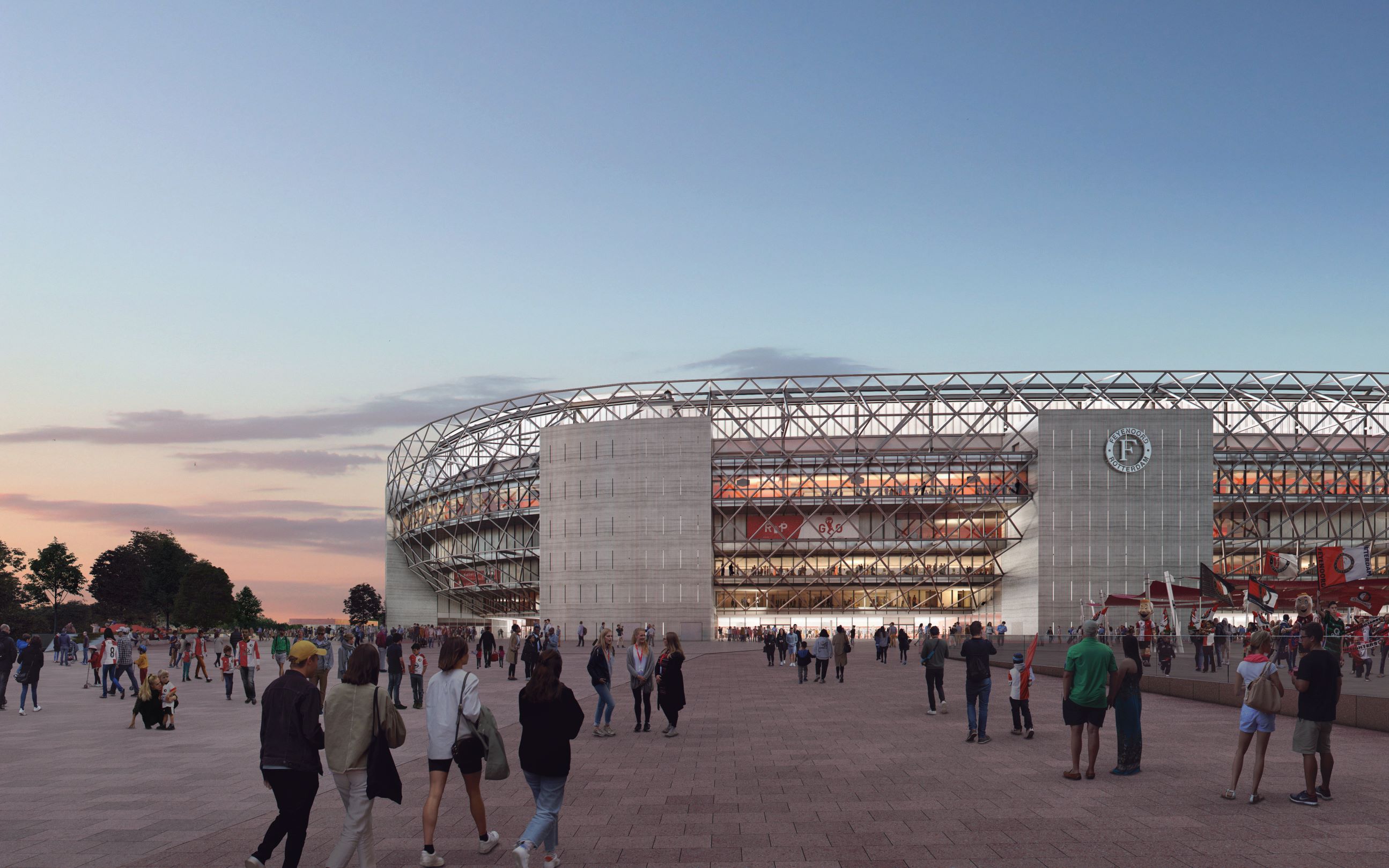 Next-Gen Stadiums: FEYENOORD STADIUM 未来系体育场 - 荷兰未来最大足球场