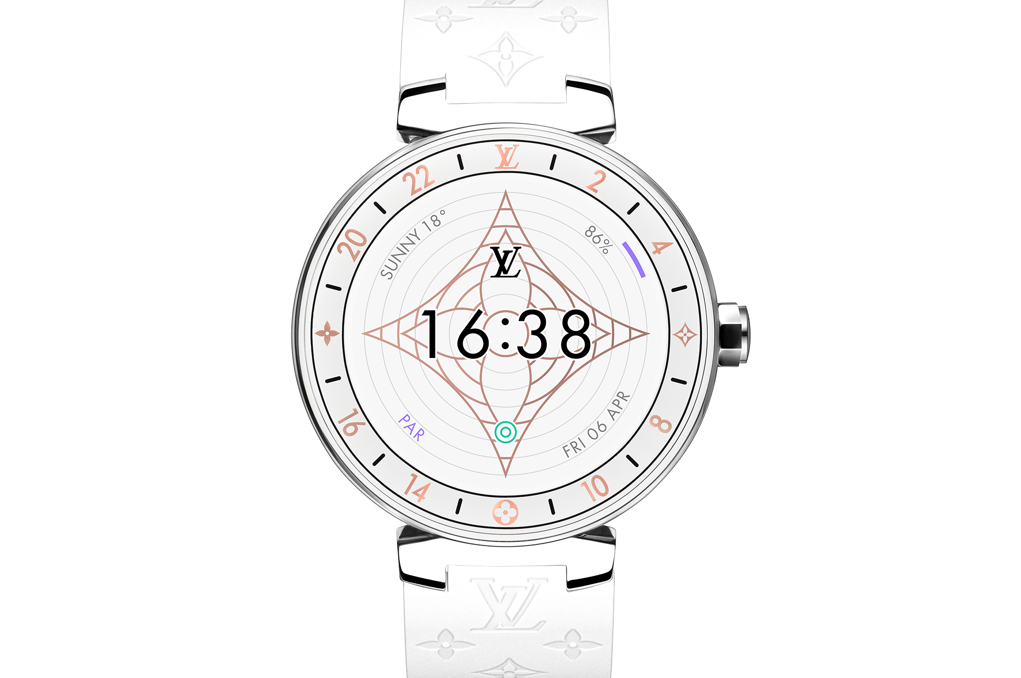 Michael Burke 把 Tambour Horizon 定位成「瑞士製造的精品腕錶，碰巧擁有高科技的內在」，可以自由更換錶帶與更新錶盤樣式，內建品牌專屬 My Travel 與 City Guide 功能，使精品腕錶更貼近 21 世紀時髦國際旅行客的需求。
