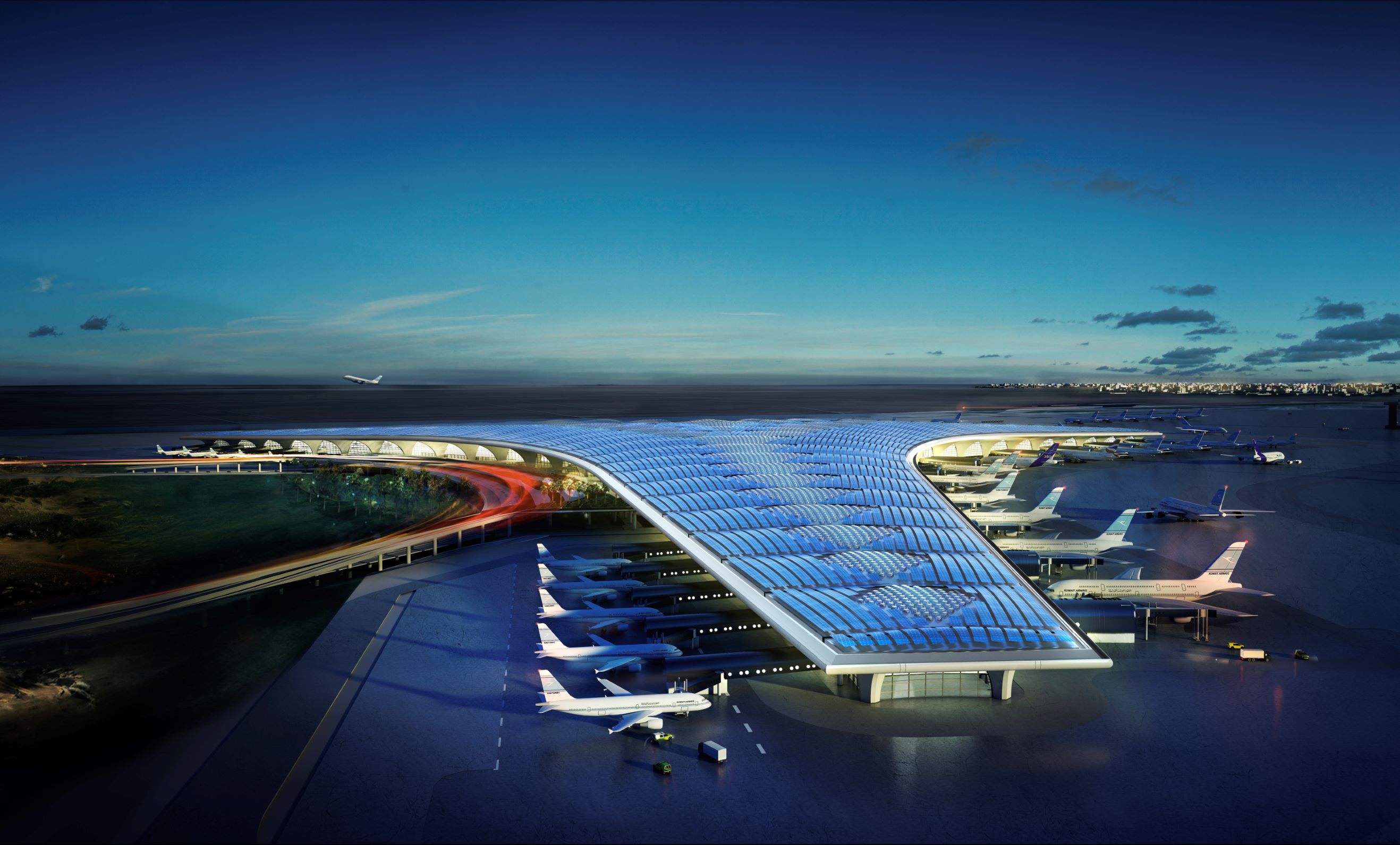 AIRPORTS OF THE FUTURE: KUWAIT INTERNATIONAL AIRPORT 未來機場新時代 - 漠地上的綠色機場
