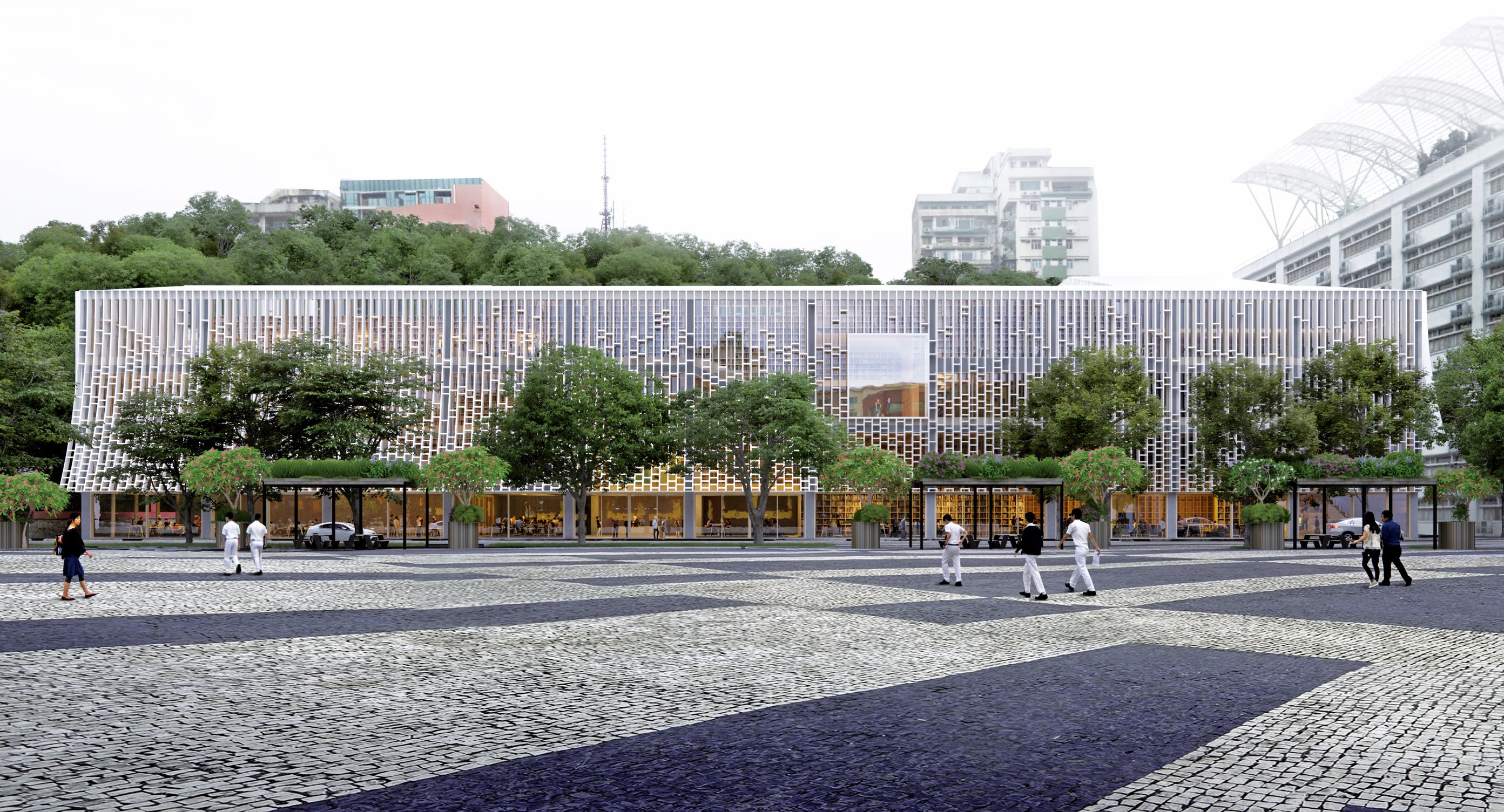 PENETRATING AESTHETIC: MACAU CENTRAL LIBRARY 透视建筑 -走入开启的书页