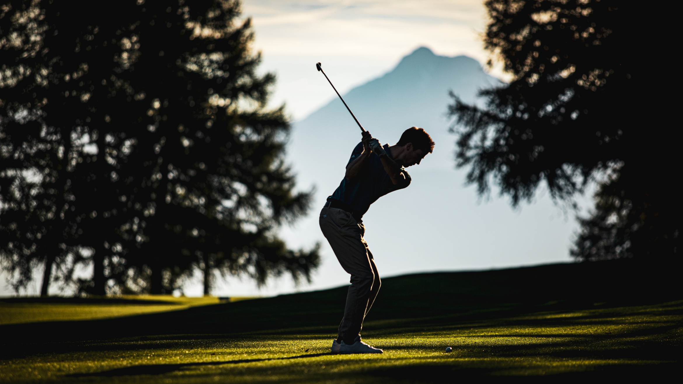 每年 9 月在 Crans-Montana 舉行的 Omega 歐洲大師賽，是歷史最悠久的單一賽場高爾夫賽事。 （© Golf Club Crans）
