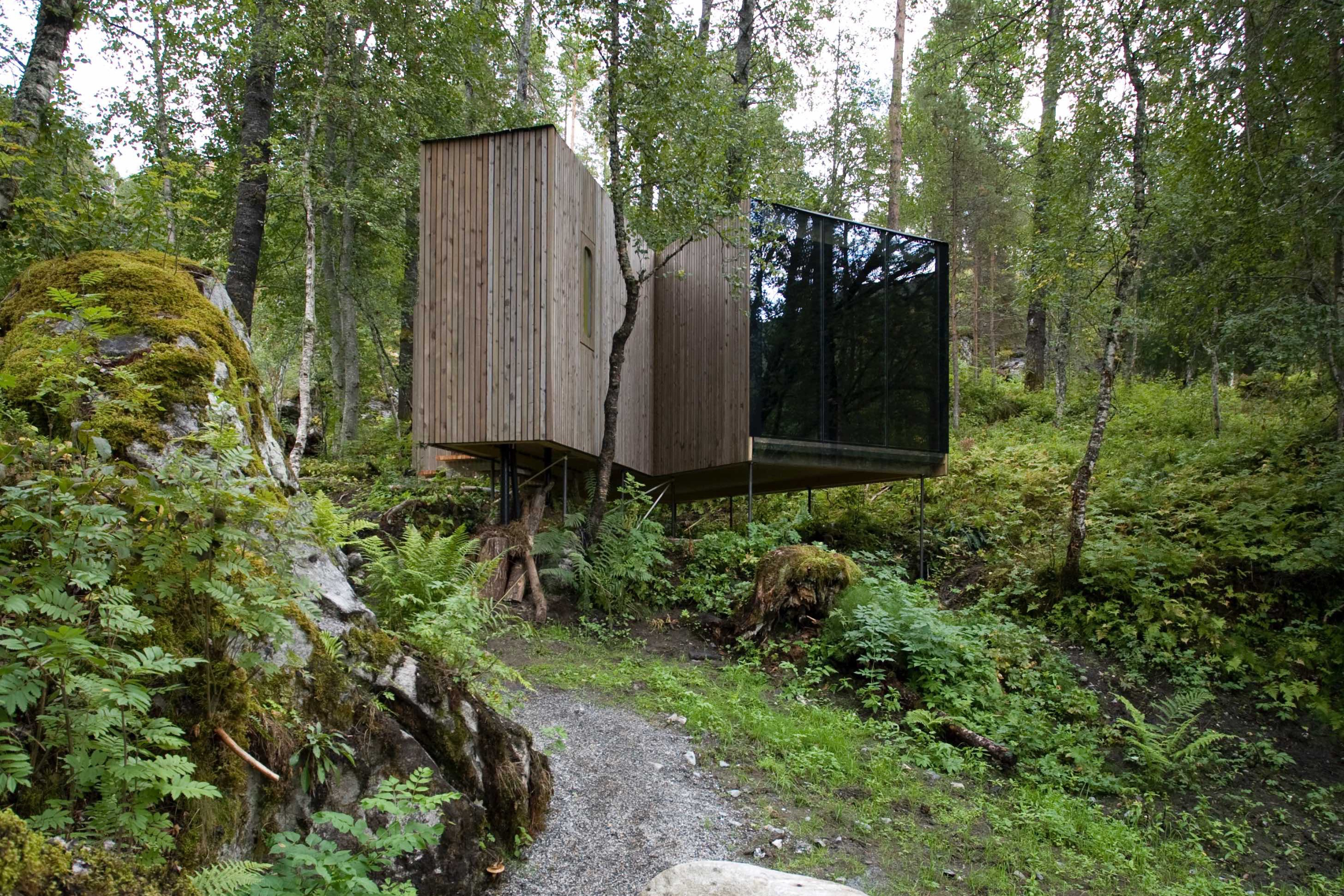 GRACEFUL STYLE WITH BAMBOO & WOOD: Juvet Landscape Hotel 素直,竹与木的空间神情 - 北欧现代精灵居所