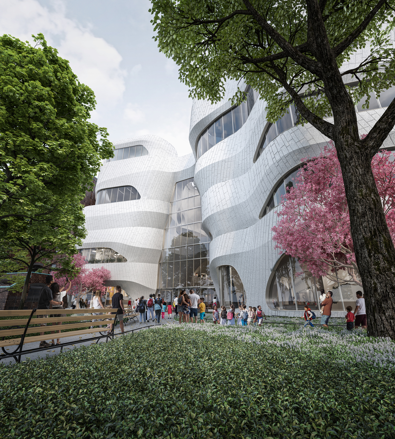 AMERICAN MUSEUM OF NATURAL HISTORY 以曲线构筑岩洞式展馆