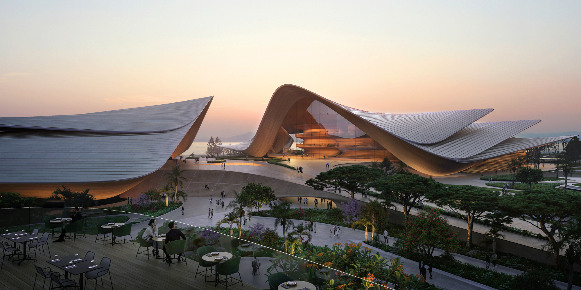Sanya Cultural District 如同風中揚起的船帆